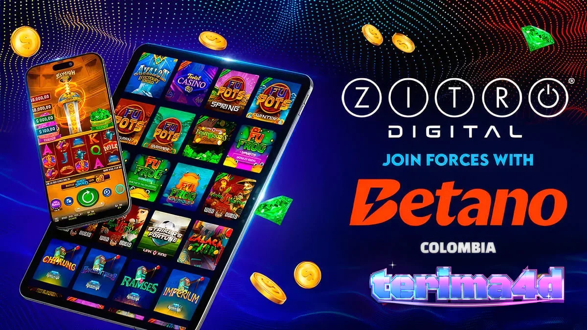 Tampilan antarmuka permainan slot dan video bingo Zitro Digital di platform Betano